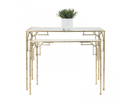 Sagebrook™ Gold Metal Console Tables