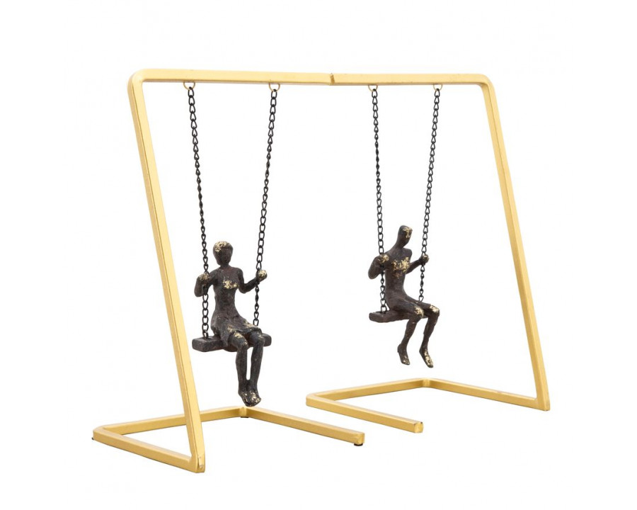 Sagebrook - Swinging People Bookends (Set Of 2)