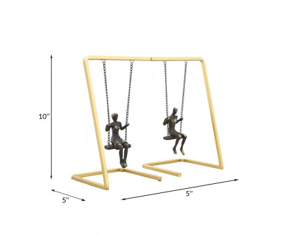 Sagebrook™ Swinging People Bookends (Set Of 2)