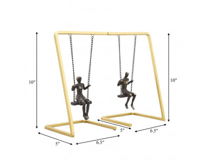 Sagebrook™ Swinging People Bookends (Set Of 2)