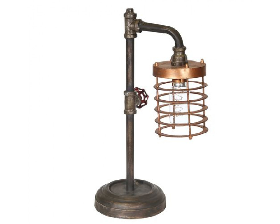 Sagebrook - Metal Pipe Bo Table Lamp