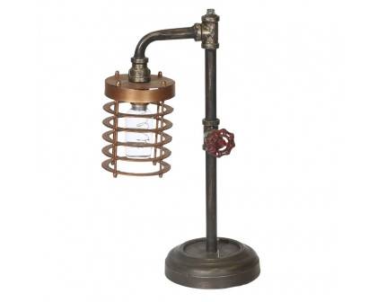 Sagebrook - Metal Pipe Bo Table Lamp