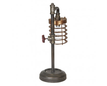 Sagebrook - Metal Pipe Bo Table Lamp