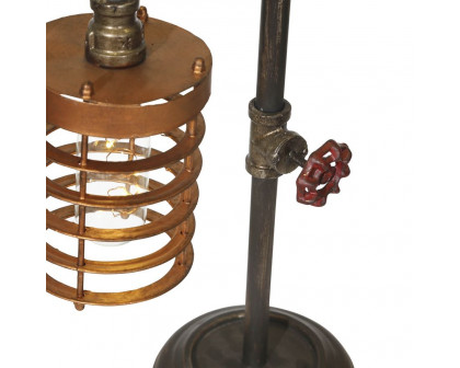 Sagebrook - Metal Pipe Bo Table Lamp