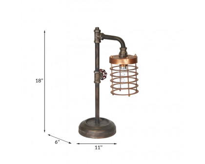 Sagebrook - Metal Pipe Bo Table Lamp