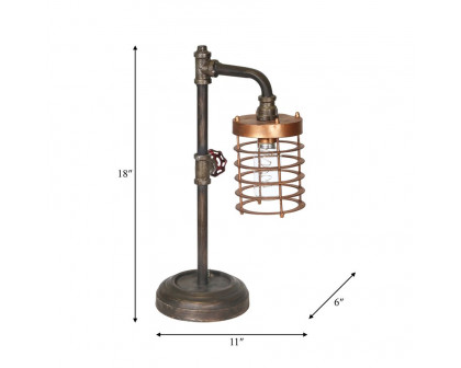 Sagebrook - Metal Pipe Bo Table Lamp