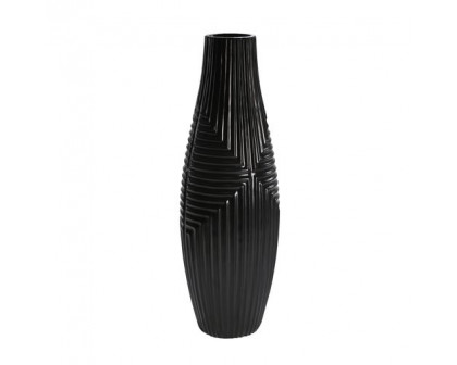 Sagebrook 20" Ceramic Striped Texture Vase