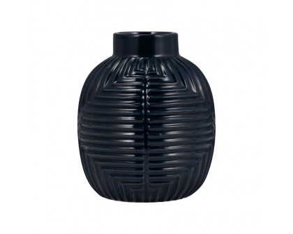 Sagebrook 20" Ceramic Striped Texture Vase