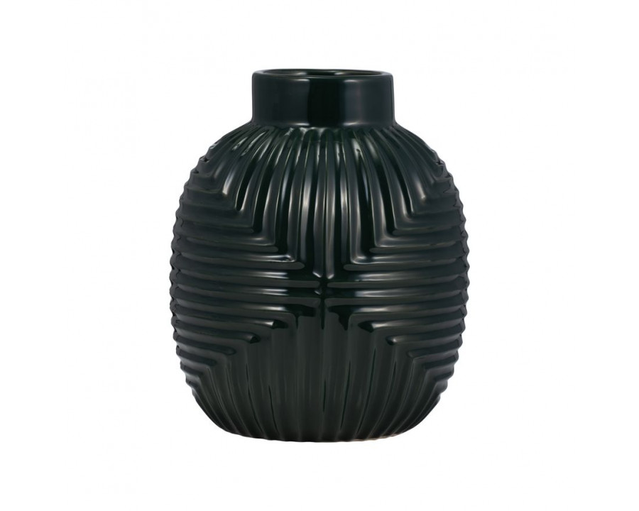 Sagebrook 20" Ceramic Striped Texture Vase