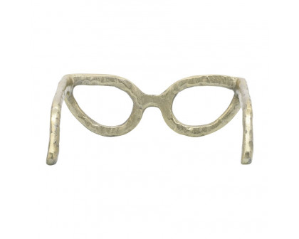 Sagebrook Glasses Sculpture - Gold