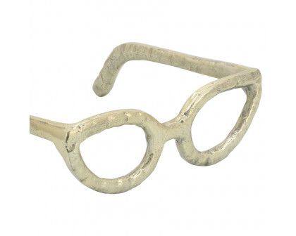 Sagebrook Glasses Sculpture - Gold