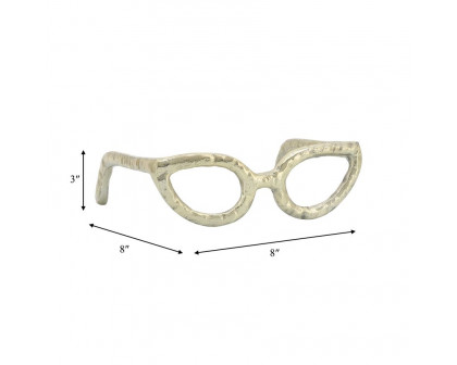 Sagebrook Glasses Sculpture - Gold