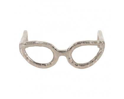 Sagebrook Glasses Sculpture - Silver