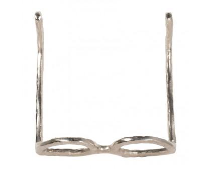 Sagebrook Glasses Sculpture - Silver