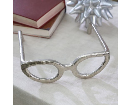 Sagebrook Glasses Sculpture - Silver