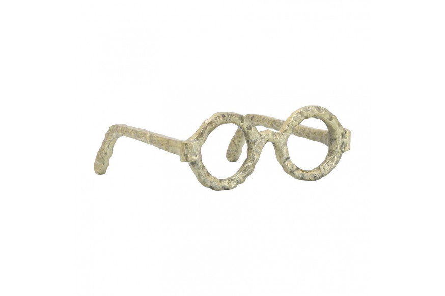 Sagebrook™ Aluminum Glasses Sculpture - Gold