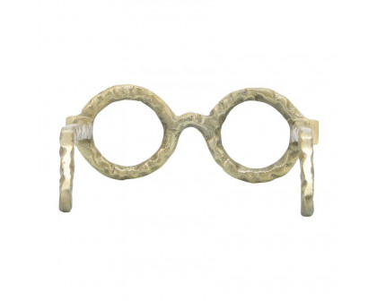 Sagebrook™ Aluminum Glasses Sculpture - Gold