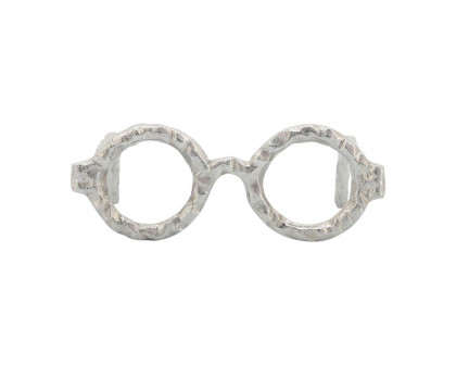 Sagebrook™ Aluminum Glasses Sculpture - Silver