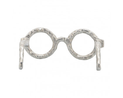 Sagebrook™ Aluminum Glasses Sculpture - Silver