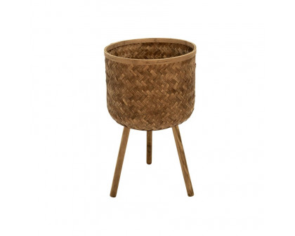 Sagebrook™ Bamboo Planters (Set Of 3) - Brown