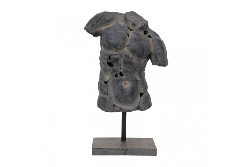 Sagebrook™ Cracked Torso Sculpture - Brown