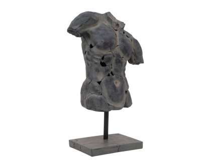 Sagebrook™ Cracked Torso Sculpture - Brown