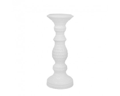 Sagebrook 12.25" Dimpled Candle Holder