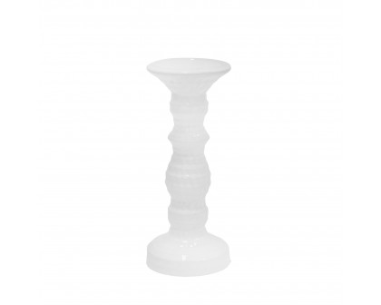 Sagebrook 12.25" Dimpled Candle Holder