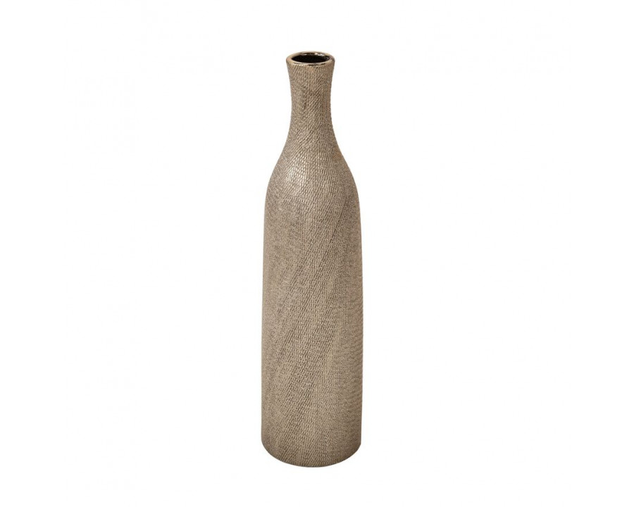 Sagebrook 18" Ceramic Vase - Champagne