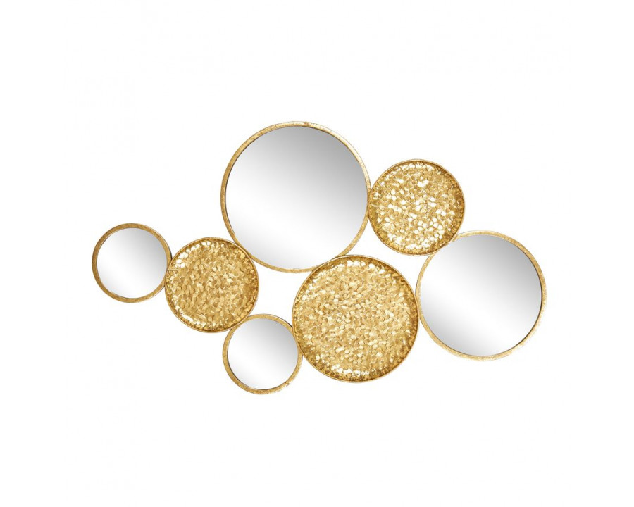 Sagebrook - Metal Mirrored Wall Decor in Gold