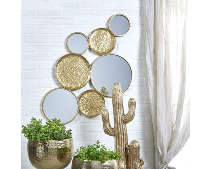 Sagebrook - Metal Mirrored Wall Decor in Gold