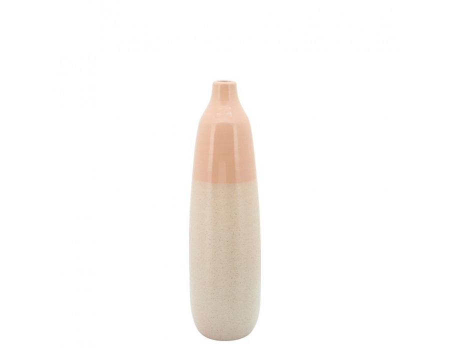 Sagebrook 18" Bottle Vase - Blush