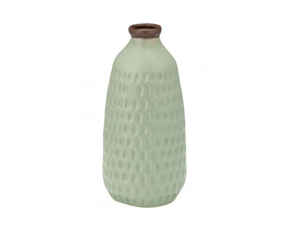 Sagebrook 16" Ceramic Dimpled Vase