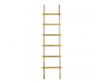 Sagebrook 76" Wooden Decorative Ladder