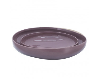 Sagebrook 12"/15" Ceramic Bowls (Set Of 2)