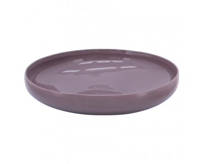 Sagebrook 12"/15" Organic Bowls (Set Of 2) - Lavander