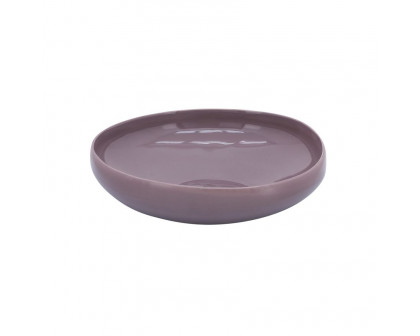 Sagebrook 12"/15" Organic Bowls (Set Of 2) - Lavander