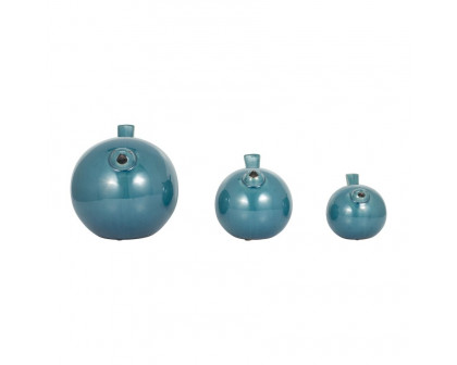 Sagebrook™ 7.5" Ceramic Birds (Set Of 3) - Teal