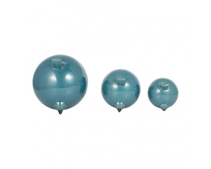 Sagebrook™ 7.5" Ceramic Birds (Set Of 3) - Teal