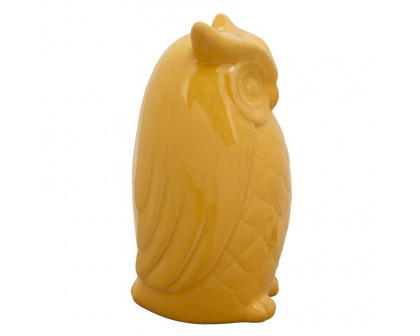 Sagebrook 10" Owl Decor - Yellow