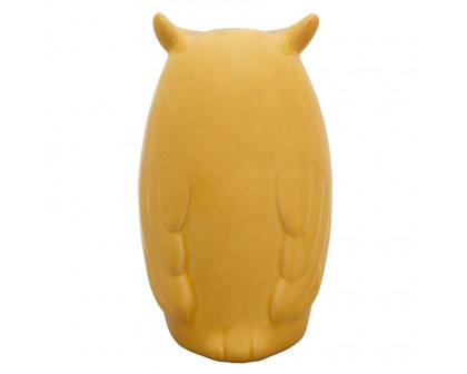 Sagebrook 10" Owl Decor - Yellow