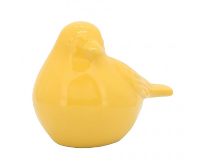 Sagebrook 8" Ceramic Bird Figurine - Yellow