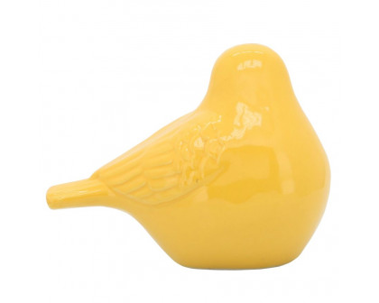 Sagebrook 8" Ceramic Bird Figurine - Yellow