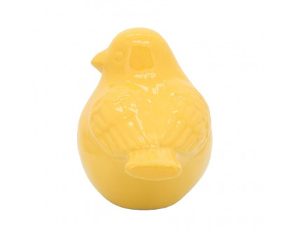 Sagebrook 8" Ceramic Bird Figurine - Yellow