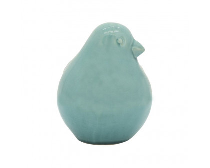 Sagebrook 8" Ceramic Bird Figurine - Sea Green