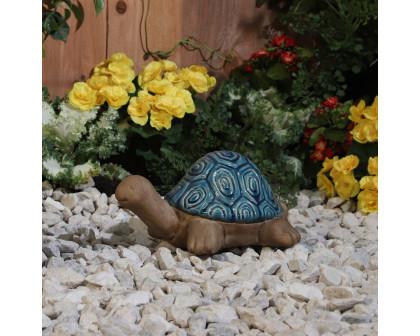 Sagebrook 10" Ceramic Tortoise - Turquiose