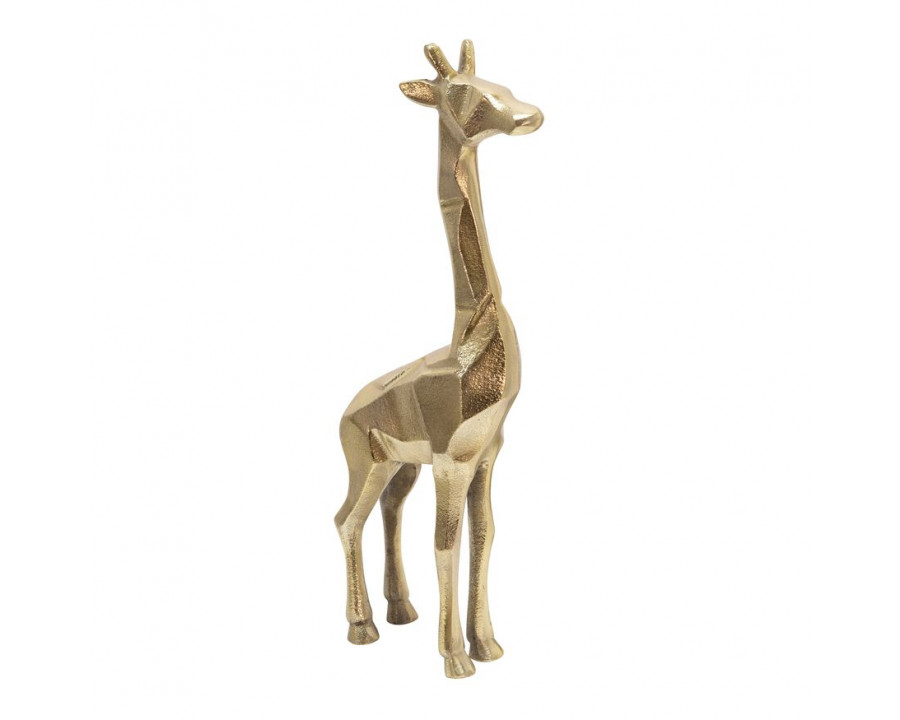 Sagebrook - 15" Aluminum Giraffe Decor in Gold