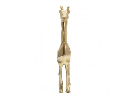 Sagebrook - 15" Aluminum Giraffe Decor in Gold