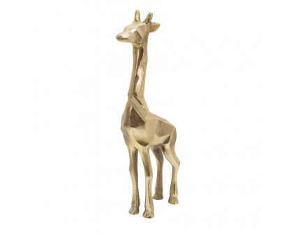 Sagebrook - 15" Aluminum Giraffe Decor in Gold