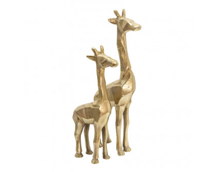 Sagebrook - 15" Aluminum Giraffe Decor in Gold